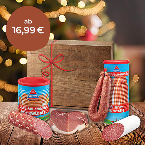 Metten-Geschenkset mit regionalen Köstlichkeiten